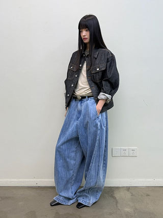 NEVERSEEZ Raw Denim Jacket