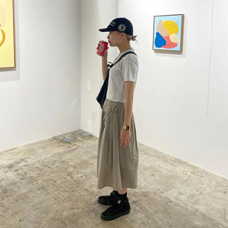 Colored cropped short-sleeved T-shirt