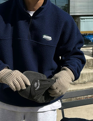 WISCONSIN Fleece Half-Zip (2 colors)