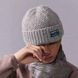[Monterest] Merino Wool Blend Speckled Knit Beanie
