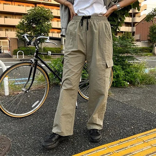 Nylon Easy Cargo Pants
