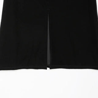 Velvet H-line skirt