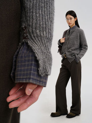 [MASONPRINCE] Cable Knit Cardigan