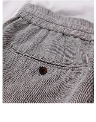 [CULTUM] Linen Half Placket Shirt