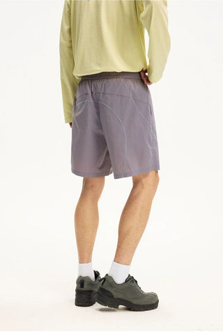 [Monterest] Water Repellent Contrast Stitch Shorts