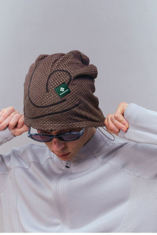 [Monterest] Fleece Beanie with Dual Track Drawstring