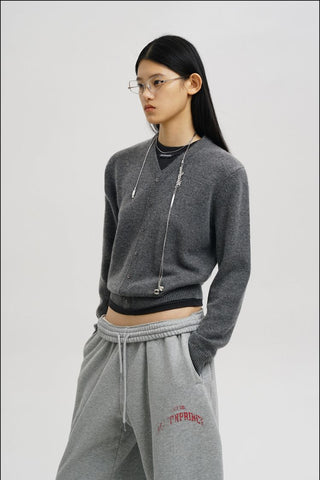[MASONPRINCE] Cashmere Fitted Sweater