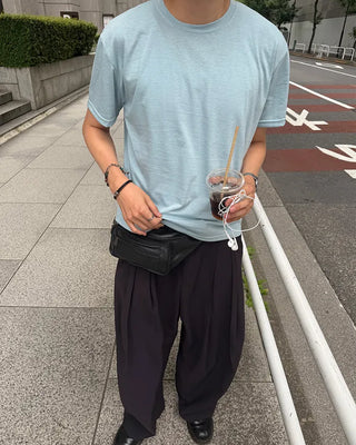 Faux Leather Multi-Pocket Waist Bag