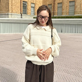 Color patchwork knit