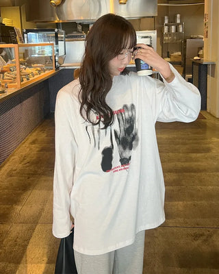 Slit Loose Fit T-Shirt