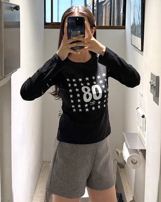 08 Point Slim Long-Sleeve T-Shirt