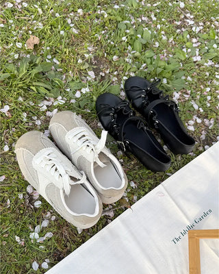 Wave Ribbon Flat Shoes