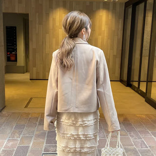 Short single jacket