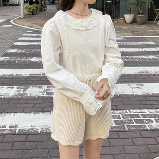 Wave Short Knit Pants