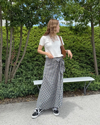 Perforated Cropped Short-Sleeve T-Shirt