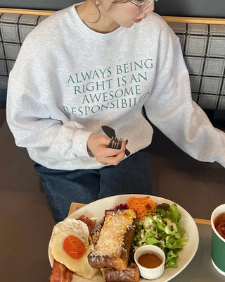 Awesome Lettering Sweatshirt