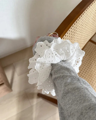 Lace scrunchie