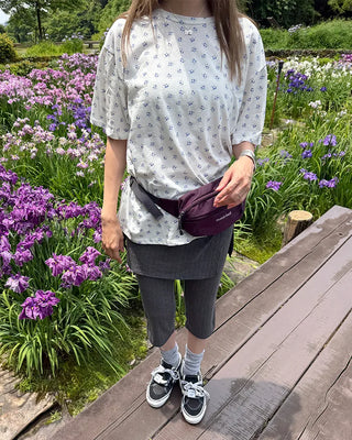 Flower Loose Fit Half Sleeve T-Shirt