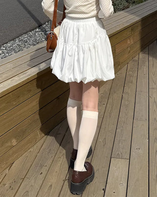 Pumpkin balloon fitted mini skirt