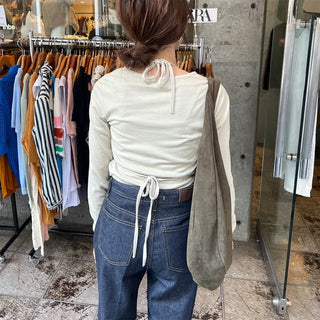 Simple suede bag