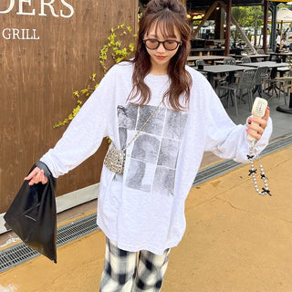 (Unisex) Square Long T-Shirt