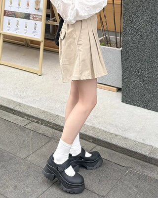Velcro Mary Jane Platform