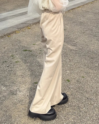 String strap wide slacks