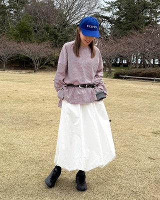Balloon Fit Long Skirt