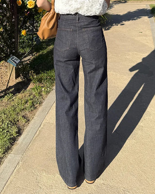 Summer pocket stitch bootcut low denim