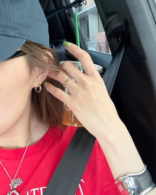 Simple 10mm hoop earrings
