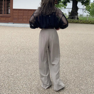 Sheer layered blouse