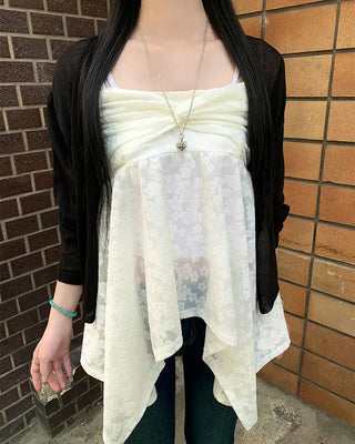 Heart Cross Chain Necklace