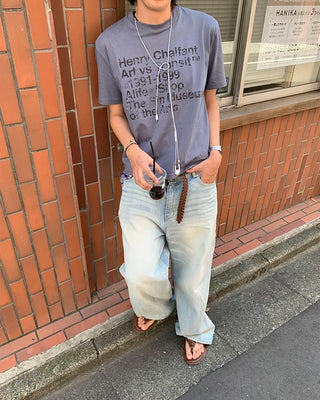 Vintage Lettering Short-Sleeve T-Shirt