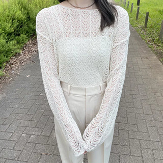 See-through loose knit