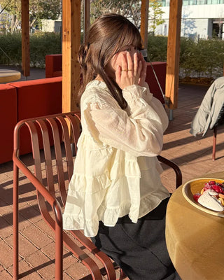 Tiered ruffle blouse