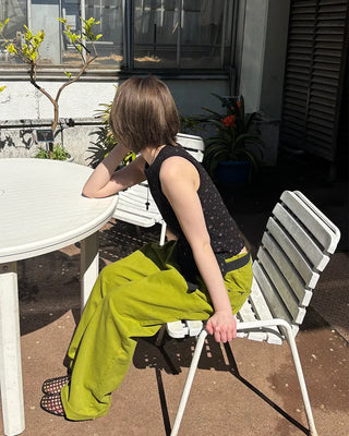 Colored cotton pants