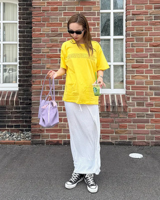 Pindot Easy Maxi Skirt