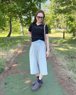 Layered sweat shorts