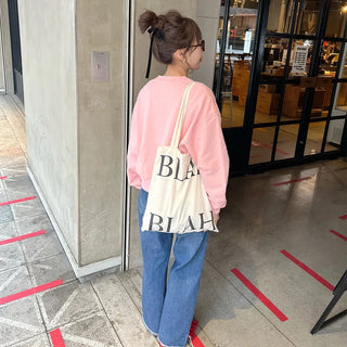 Front logo basic sweatshirt