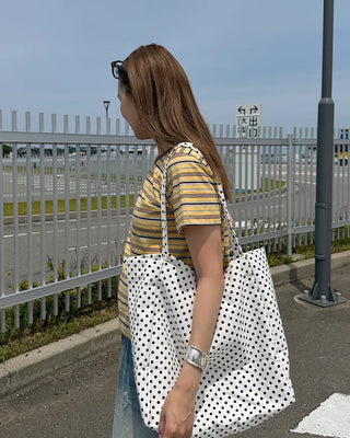Multi-stripe half-sleeve T-shirt
