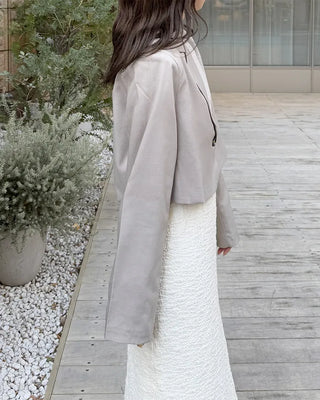 Basic short jacket