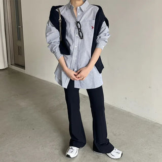 Slim bootcut slacks