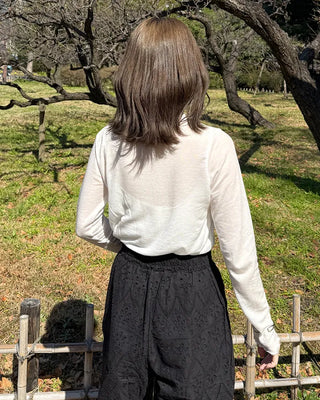 See-through layered T-shirt