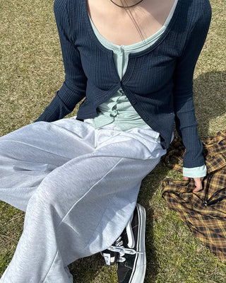 Ribbed Cardigan