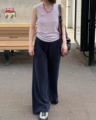 String waist sweatpants