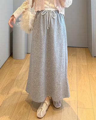 Sweat long skirt