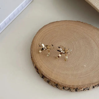 Tiny Ribbon Earrings