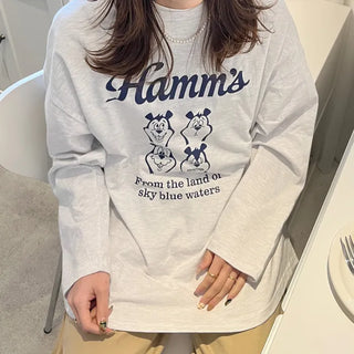 Bears Loose Long T-Shirt