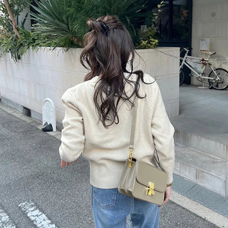 Gold button detail cardigan