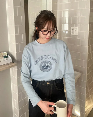 GRASS print sweatshirt